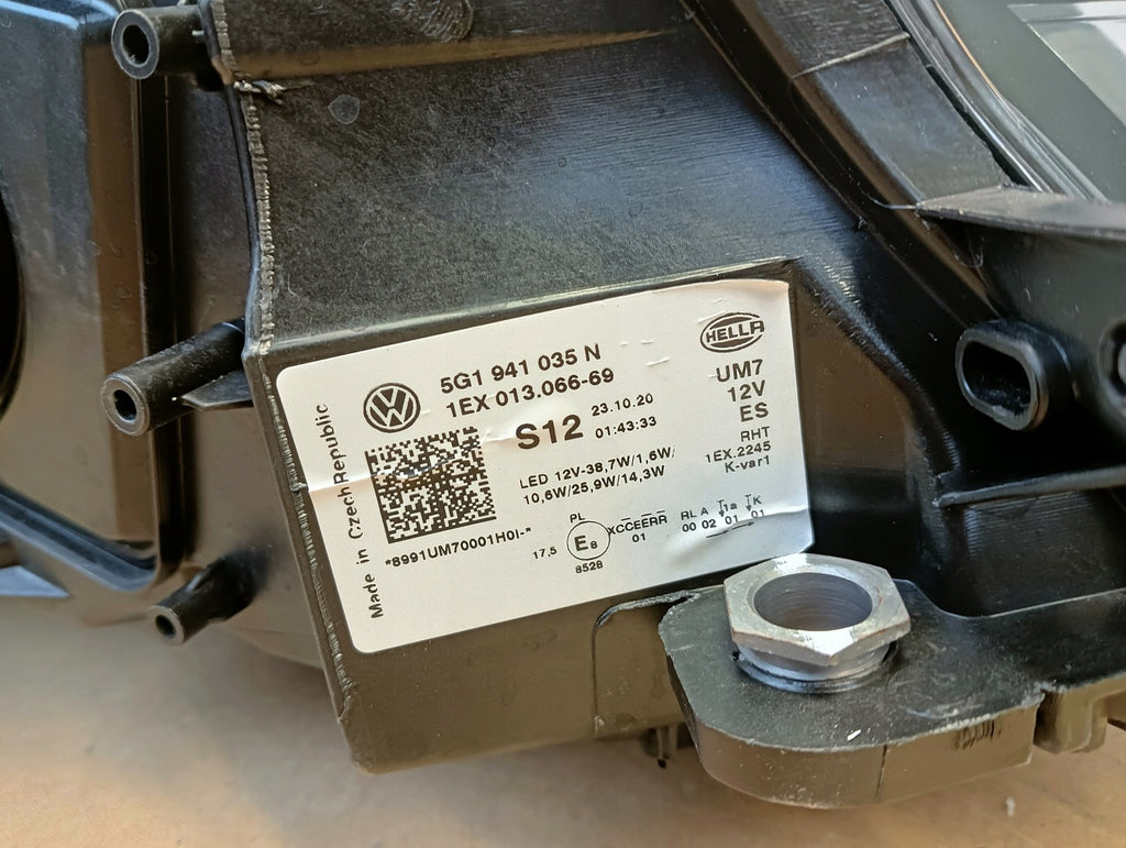 Frontscheinwerfer VW Golf VII 5G1941035N Full LED Links Scheinwerfer Headlight SCH9295865503zg