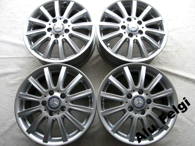 1x Alufelge 16 Zoll 6.0" 5x112 46ET Glanz Silber A1694011302 Mercedes-Benz W245