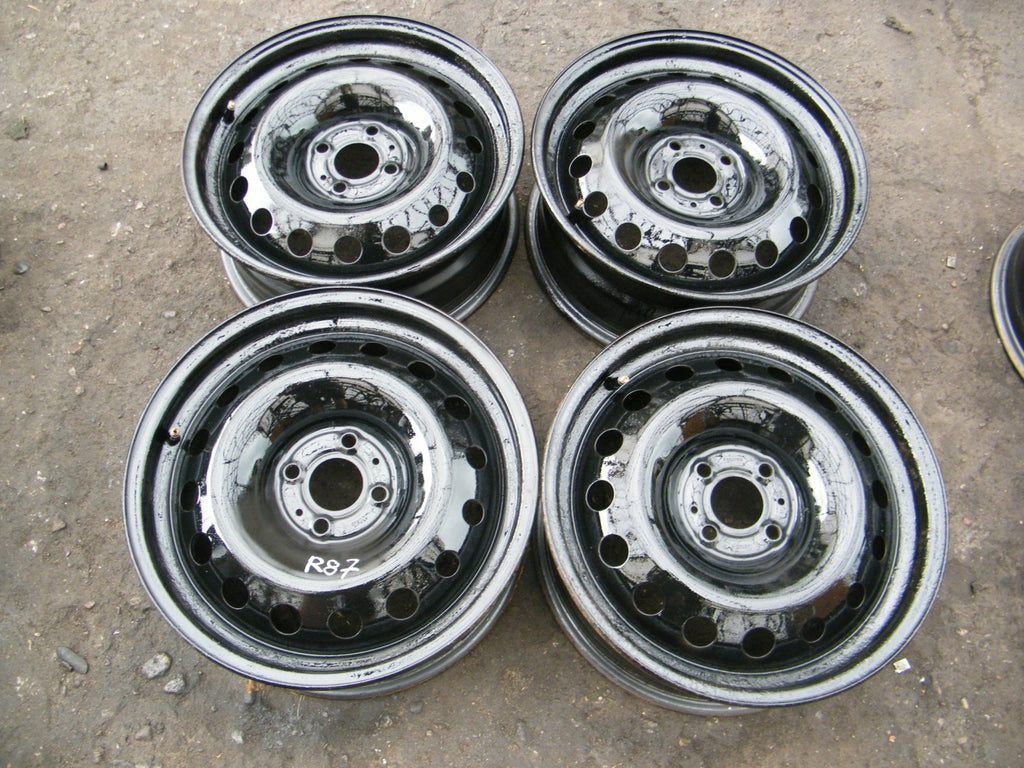 4x Alufelge 16 Zoll 6.5" 4x100 40ET 6JX15H2 Dacia Sandero Logan Captur Rim Wheel FEL1124914729qt