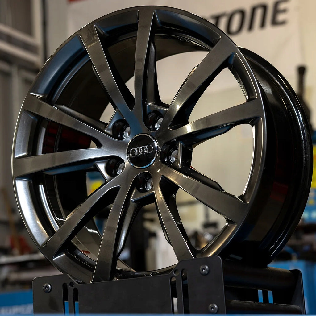 4x Alufelge 18 Zoll 8.0" 5x112 29ET Glanz Graphit 4N0601025A Audi A4 Rim Wheel FEL1067903349wy