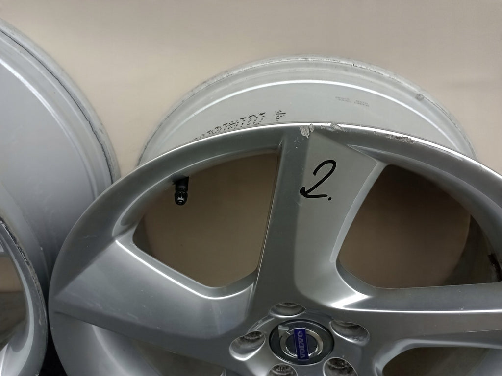 1x Alufelge 18 Zoll 8.0" 5x108 55ET Glanz Silber 30714023 Volvo S60 S80
