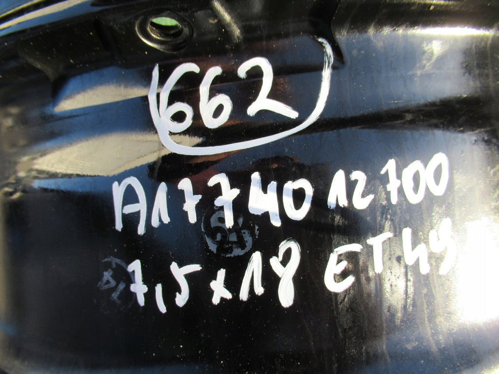 1x Alufelge 18 Zoll 7.5" 5x112 49ET Glanz Schwarz A1774012700 Mercedes-Benz W177