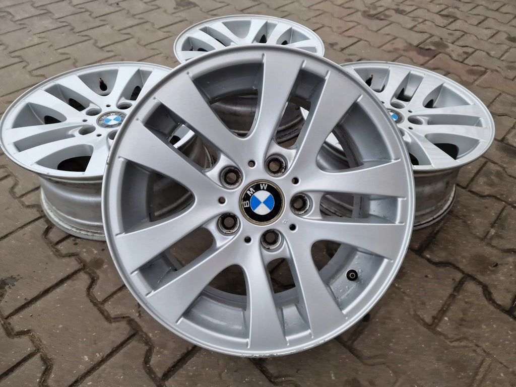 4x Alufelge 16 Zoll 7.0" 5x120 34ET Silber 6775595 BMW E91 E90 Insignia T5 FEL5009639802po