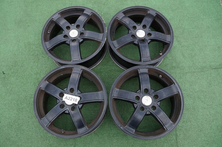 4x Alufelge 16 Zoll 6.5" 5x114.3 45ET Matt Schwarz Renault Laguna Iii Rim Wheel FEL5874680142mq