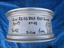 Load image into Gallery viewer, 1x Alufelge 19 Zoll 8.0" 5x112 49ET Glanz Silber 8V0601025CE Audi A3 Rim Wheel FEL2796639542fn