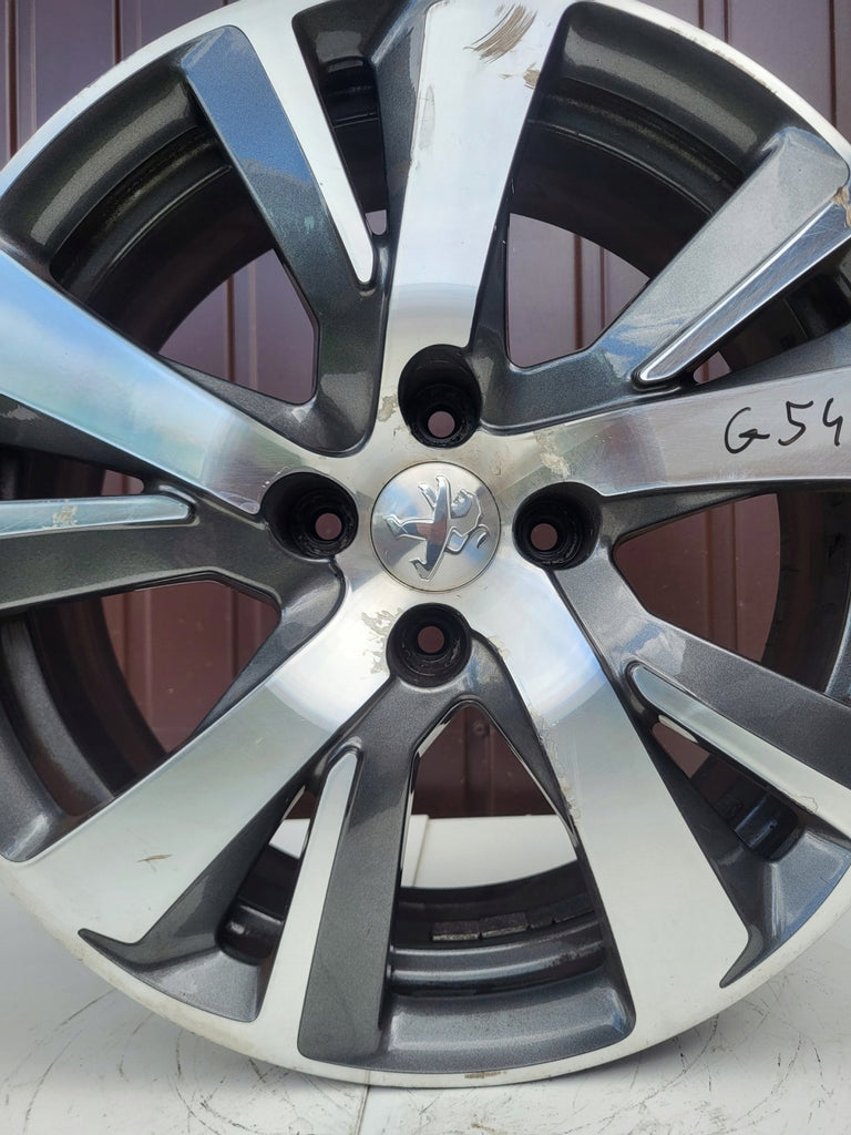 1x Alufelge 16 Zoll 6.5" 4x108 20ET 9678398277 Peugeot I Rim Wheel FEL9063404238or