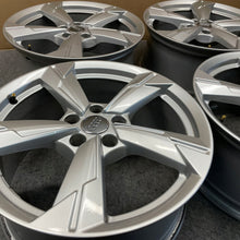 Load image into Gallery viewer, 4x Alufelge 18 Zoll 8.0" 5x112 39ET Glanz Silber 4K0601025D Audi A6 C8 Rim Wheel FEL5508268711ta