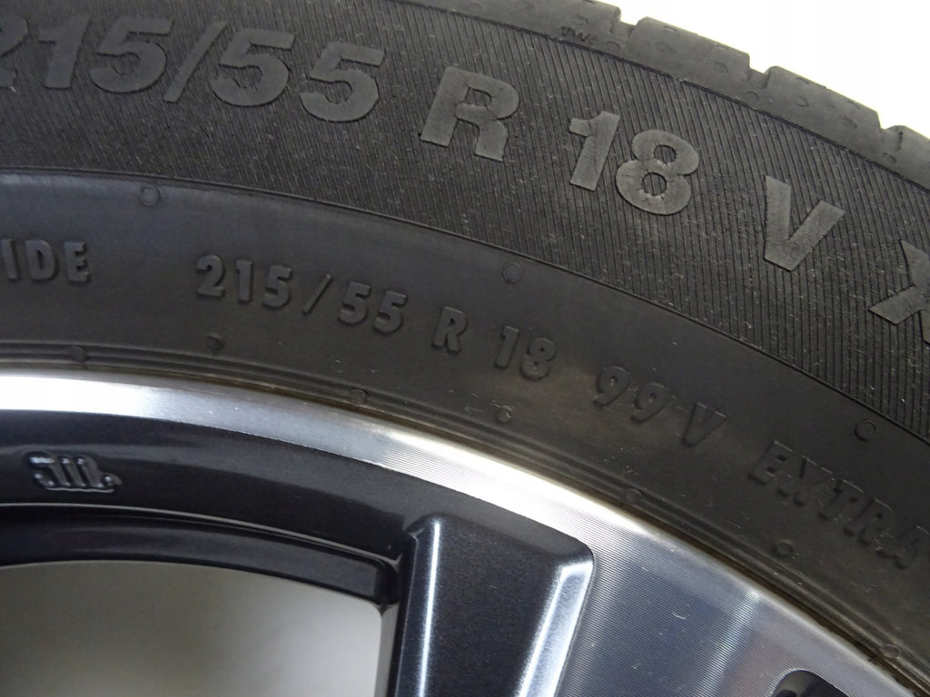 1x Alufelge 18 Zoll 7.0" 5x114.3 40ET Glanz Graphit Nissan Qashqai J11 Rim Wheel FEL1375499349yv