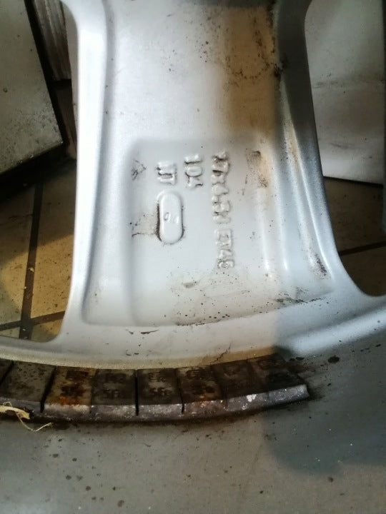 1x Alufelge 17 Zoll 6.5" 5x114.3 45ET Glanz Silber PW457-10001 Toyota X FEL6783025047rc