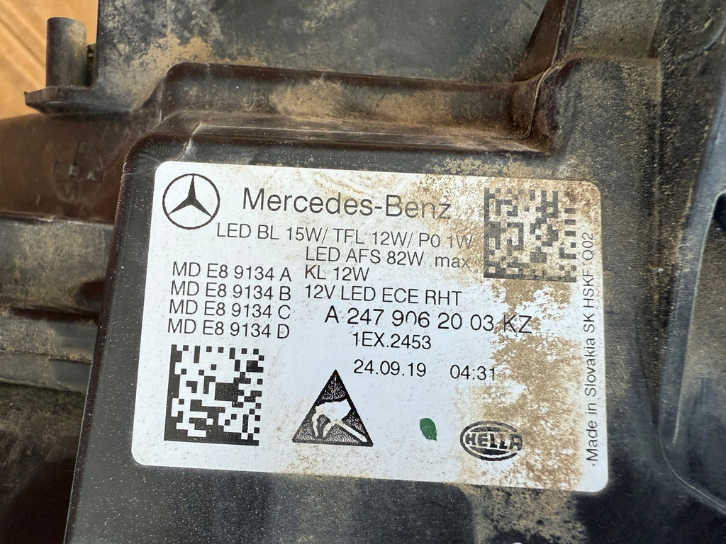 Frontscheinwerfer Mercedes-Benz W247 A2479062003 LED Rechts Headlight SCH6578954075rm