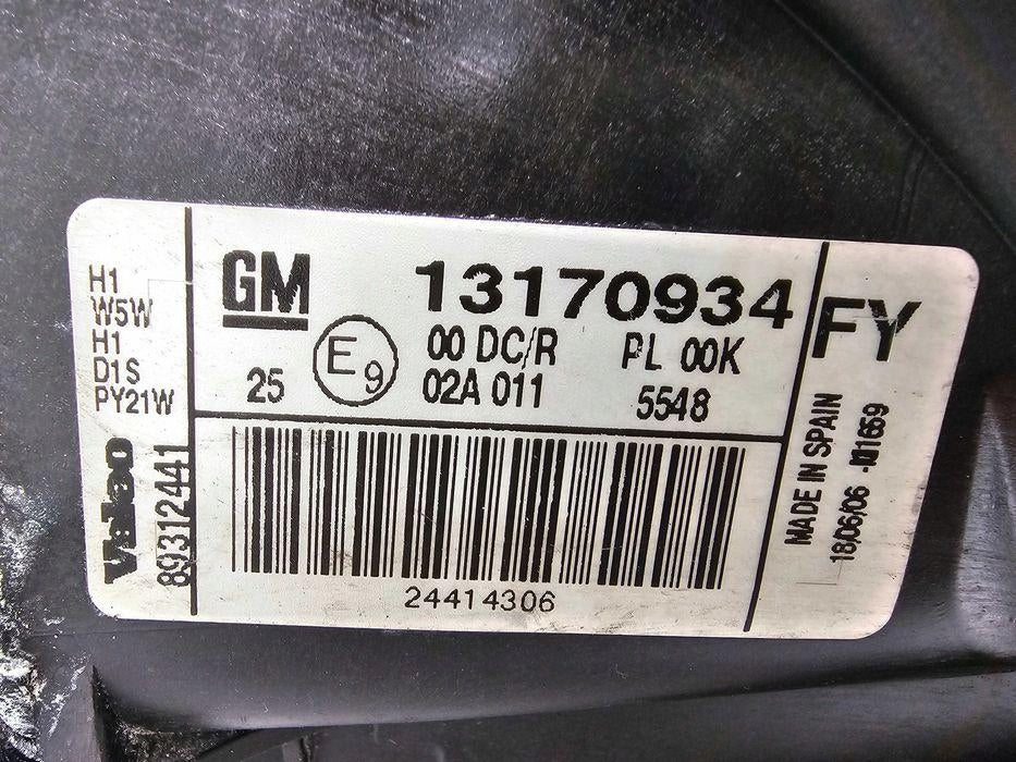 Frontscheinwerfer Opel Signum Vectra C 13170934 Xenon Rechts Headlight SCH8615697180eh