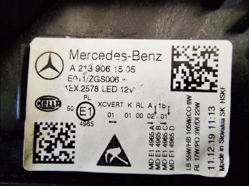 Frontscheinwerfer Mercedes-Benz W213 A2139061505 LED Links Headlight SCH2610451833qw
