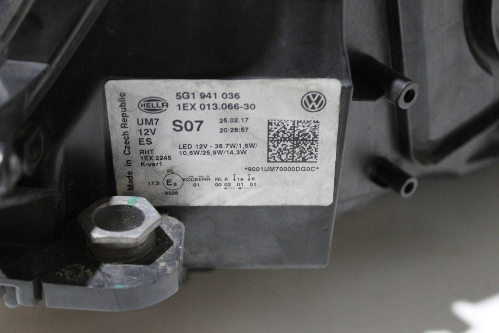 Frontscheinwerfer VW Golf VII I 5G1941036 LED Rechts Scheinwerfer Headlight SCH4478659090dq