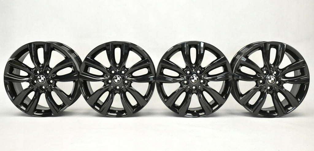 4x Alufelge 18 Zoll 8.0" 5x112 57ET Glanz Schwarz 6855094 BMW Active F45 2 F46 FEL8708222930jl