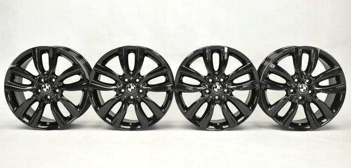 4x Alufelge 18 Zoll 8.0" 5x112 57ET Glanz Schwarz 6855094 BMW Active F45 2 F46 FEL8708222930jl