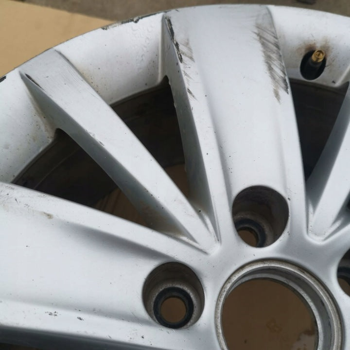 1x Alufelge 16 Zoll 6.5" 5x112 33ET Glanz Silber 7N0601025K VW Sharan Rim Wheel FEL8876223377mj
