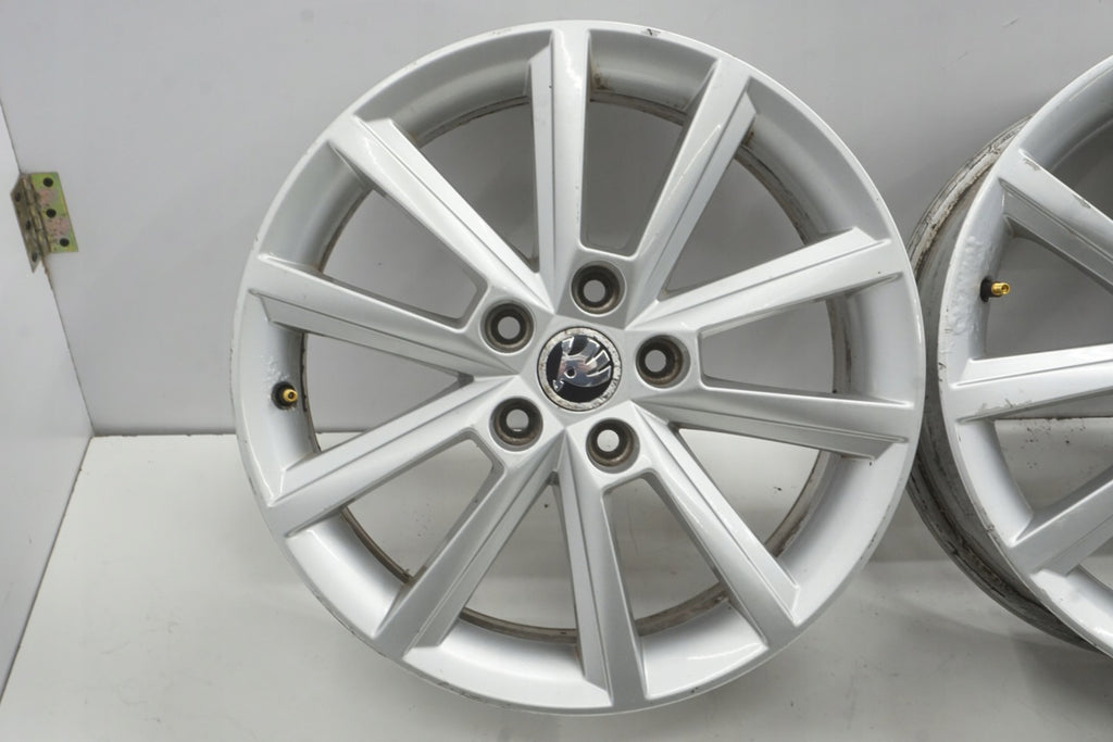4x Alufelge 17 Zoll 7.0" 5x112 49ET 5E0601025E Skoda Octavia Iii Rim Wheel FEL9710641261pi