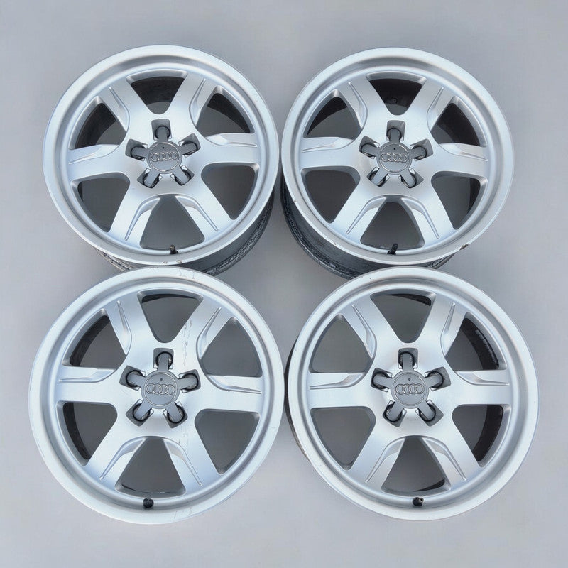 1x Alufelge 17 Zoll 7.5" 5x112 28ET Glanz Silber 8T0601025B Audi A5 Rim Wheel