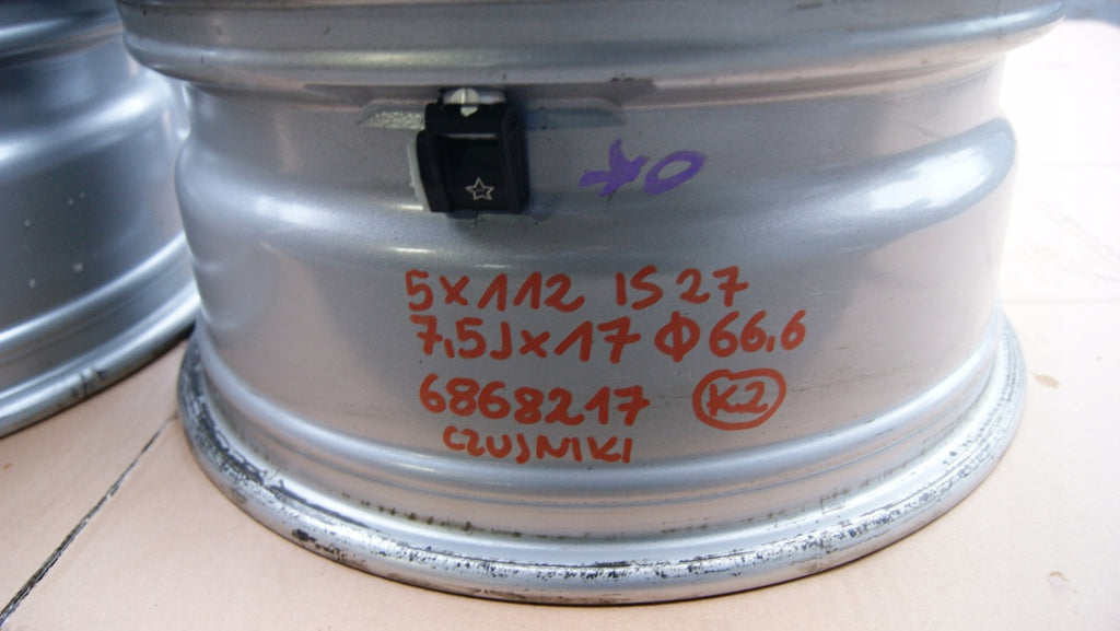 4x Alufelge 17 Zoll 7.5" 5x112 27ET Glanz Silber 6868217 BMW 5 G30 G32 G11 FEL8823967652cn