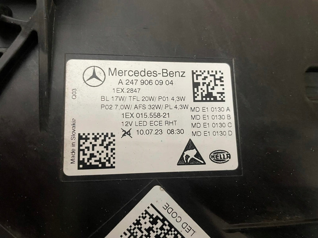 Frontscheinwerfer Mercedes-Benz W247 A2479060904 LED Links Headlight SCH5547258748aw