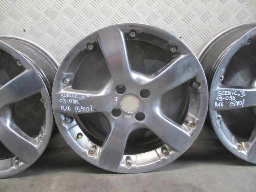 4x Alufelge 16 Zoll 7.0" 5x108 Renault Scenic Rim Wheel FEL5704602292ts