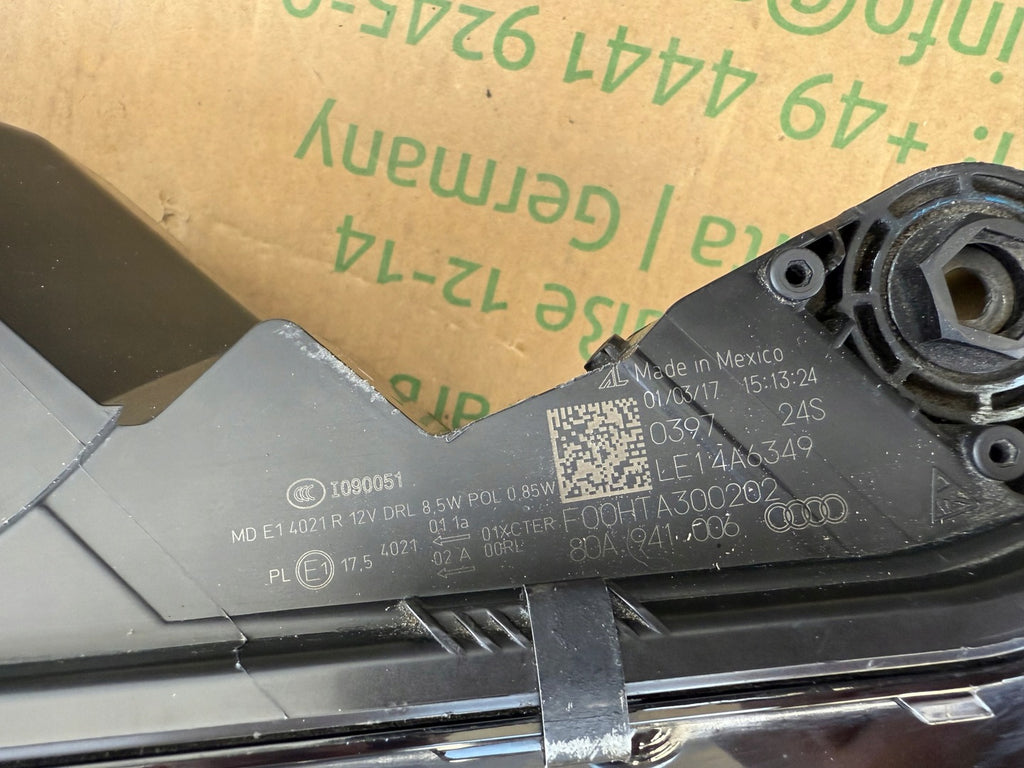 Frontscheinwerfer Audi Q5 80A941006 Xenon Rechts Scheinwerfer Headlight