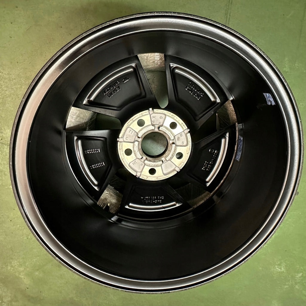 1x Alufelge 17 Zoll 6.0" 5x112 48ET Glanz Schwarz 5H0601025A VW 16 Rim Wheel FEL1657977076ti