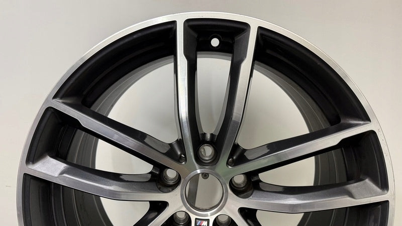1x Alufelge 18 Zoll 8.0" 5x112 30ET Glanz Graphit 8093915 BMW 1 Mg Rim Wheel FEL1580352493kg