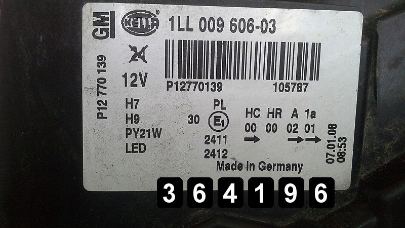 Frontscheinwerfer Saab 9-3 Links Scheinwerfer Headlight SCH8406666885bf