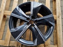 Laden Sie das Bild in den Galerie-Viewer, 1x Alufelge 20 Zoll 8.5&quot; 5x108 45ET Glanz Schwarz 9837449277 Peugeot 508