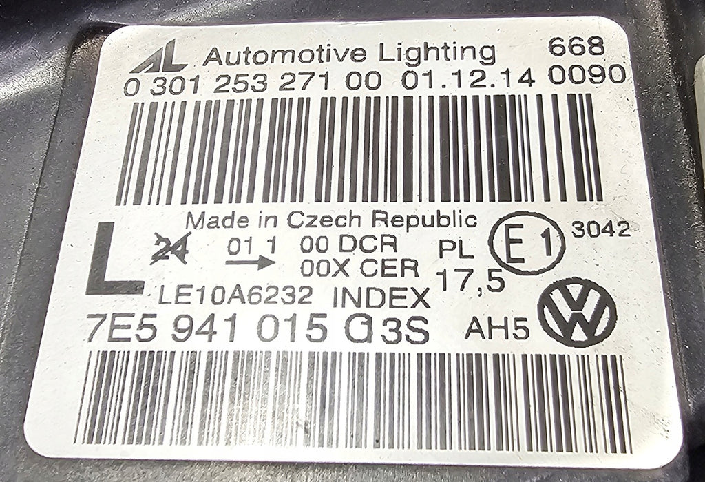 Frontscheinwerfer VW T5 7E5941015 030125327100 Xenon Links Headlight SCH5405125586ed
