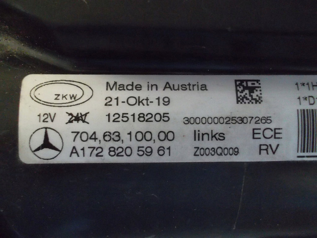 Frontscheinwerfer Mercedes-Benz Slk Amg A1728205961 LED Links Headlight