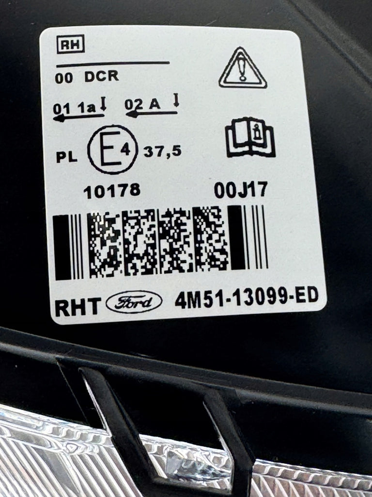Frontscheinwerfer Ford Focus 4M51-13099-ED Xenon Rechts Scheinwerfer Headlight SCH7673370382xr