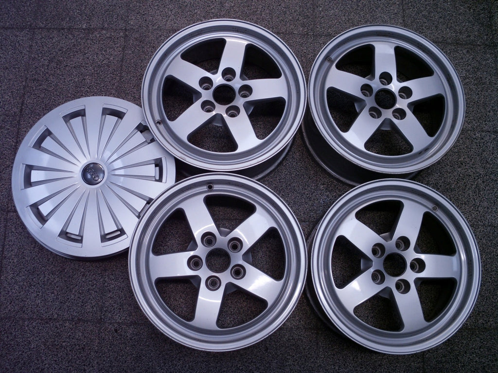 4x Alufelge 16 Zoll 7.0" 5x112 35ET Glanz Silber 8W0601025 Audi I Rim Wheel FEL3333767714ud