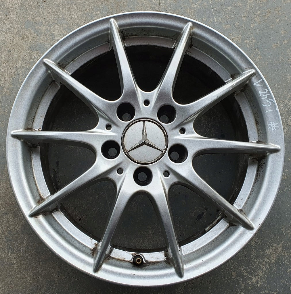 1x Alufelge 16 Zoll 6.0" 5x112 46ET 6JX16W2ET46 Mercedes-Benz W245 W169