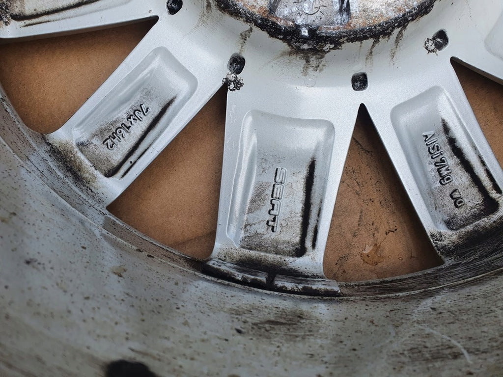 1x Alufelge 16 Zoll 7.0" 5x100 46ET Glanz Silber 6JA601025K Seat Ibiza Toledo Iv FEL7130918677ti