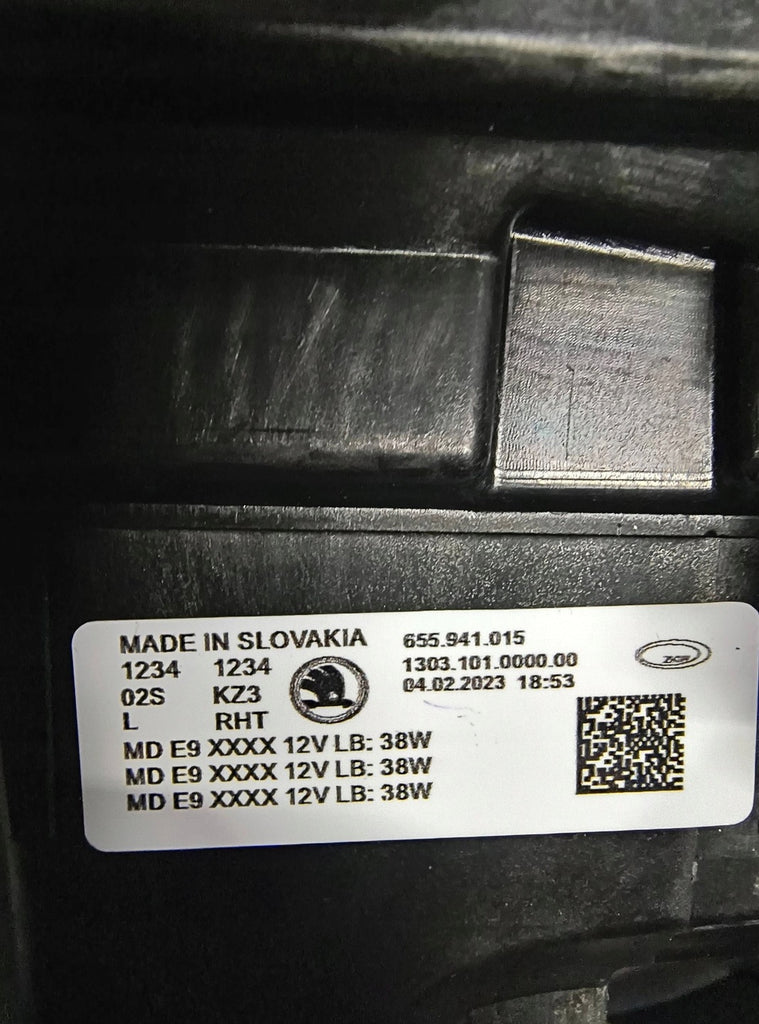 Frontscheinwerfer Skoda Scala 655941015 FALSE Scheinwerfer Headlight SCH1574976864vb