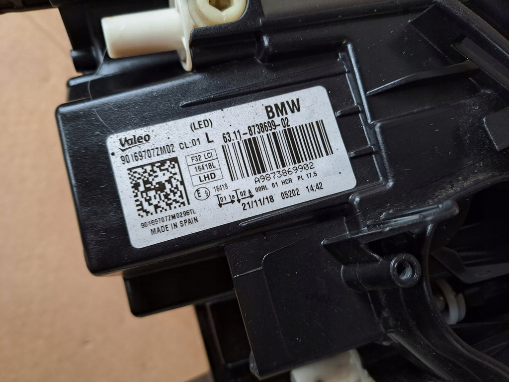 Frontscheinwerfer BMW 4 F36 F32 F33 8738699-02 LED Links Scheinwerfer Headlight SCH8907599605vr