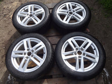 Load image into Gallery viewer, 4x Alufelge 17 Zoll 7.0" 5x112 42ET Glanz Silber 8W0601025P Audi A4 B7 C5 FEL3136663111qq