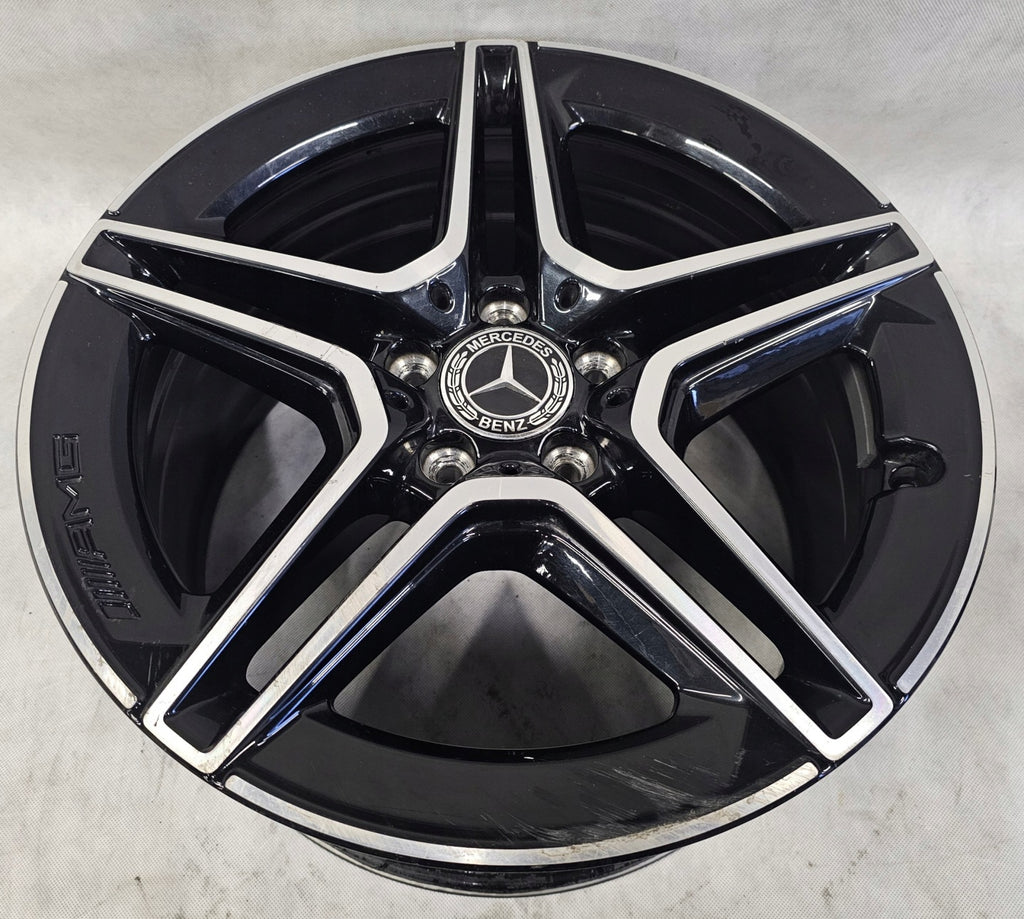 1x Alufelge 18 Zoll 9.0" 5x112 49ET Glanz A2134016400 Mercedes-Benz Amg FEL7992006005vt