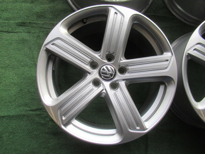 4x Alufelge 18 Zoll 7.5" 5x112 49ET Glanz Silber 5G0601025 VW Golf Vii Rim Wheel FEL7142618788zf