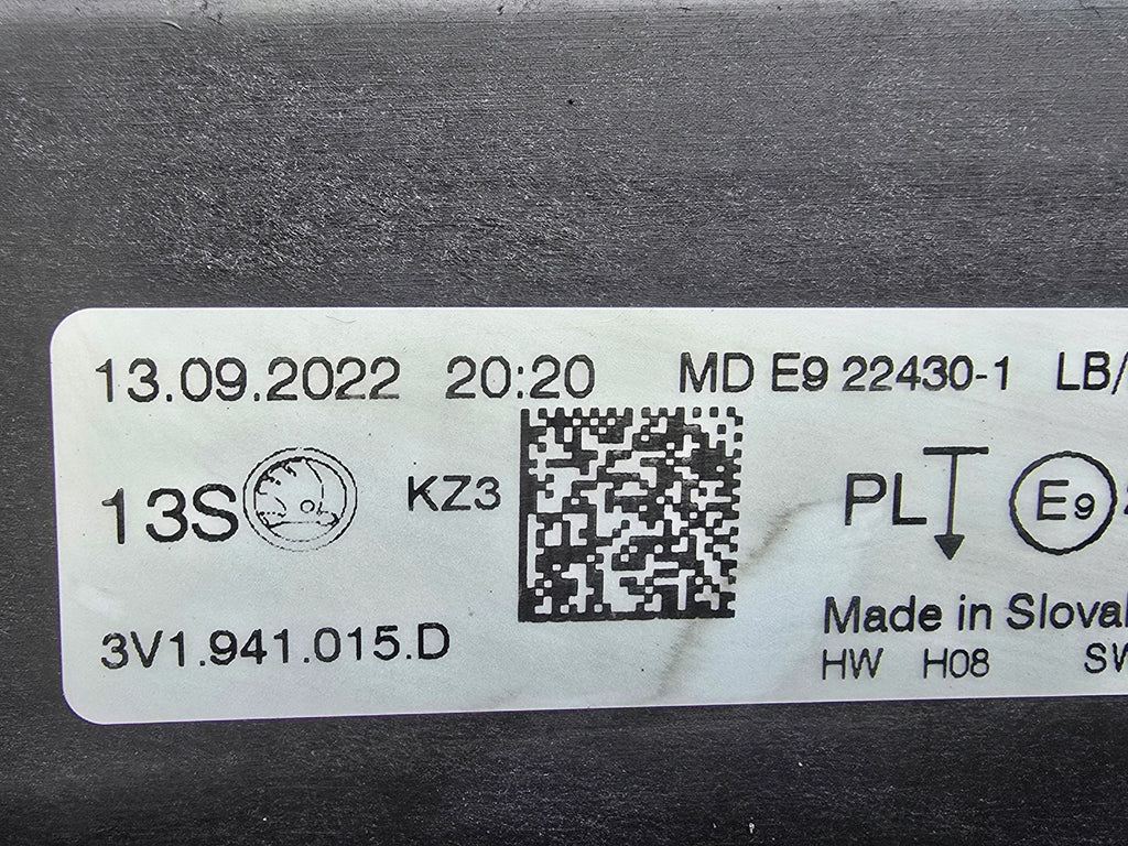 Frontscheinwerfer Skoda Superb III 3V1941015D LED Links Scheinwerfer Headlight
