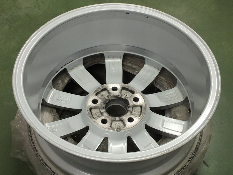 1x Alufelge 17 Zoll 6.5" 5x112 52ET Glanz Silber 5TA601025 Vw Rim Wheel FEL6251350141uz