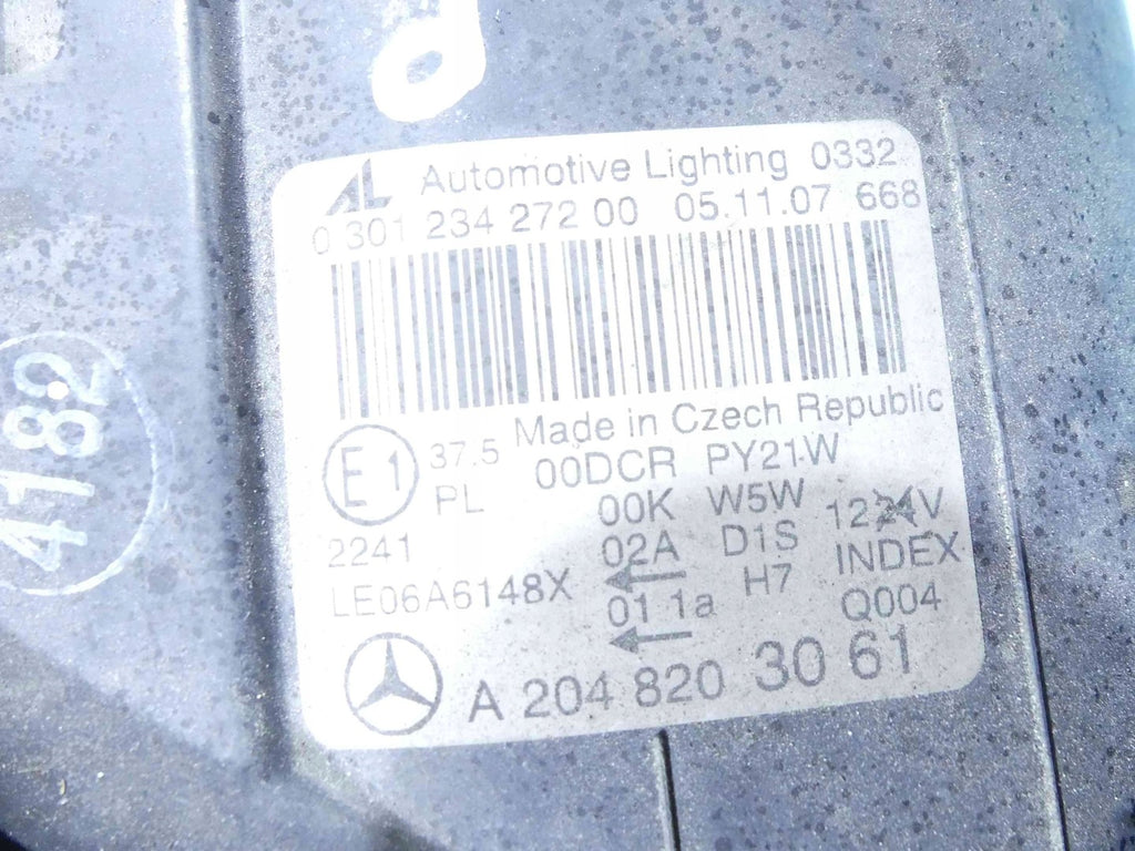 Frontscheinwerfer Mercedes-Benz W204 Xenon Rechts Scheinwerfer Headlight