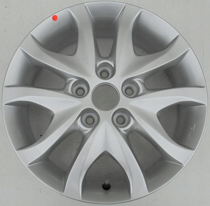 1x Alufelge 16 Zoll 6.0" 5x114.3 50ET Glanz Silber 52910-2L200 Hyundai I FEL4660500002du