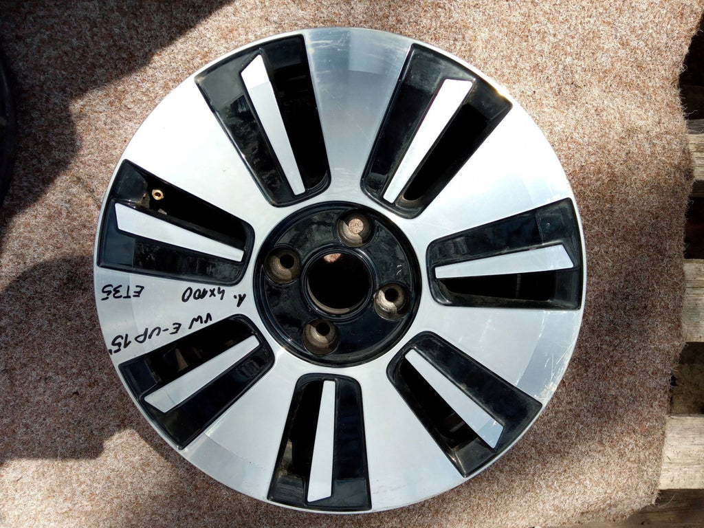 1x Alufelge 15 Zoll 4x100 VW Rim Wheel FEL2318034539wz