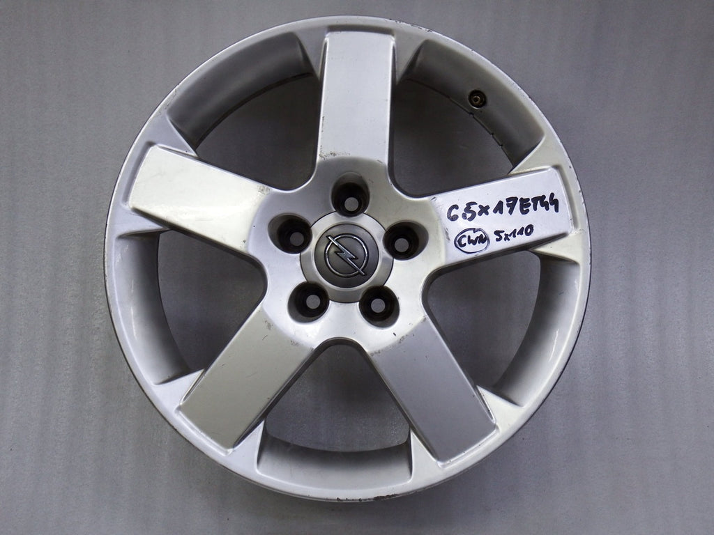 1x Alufelge 17 Zoll 6.5" 5x110 44ET Glanz Silber SL1862 Opel Vectra Zafira