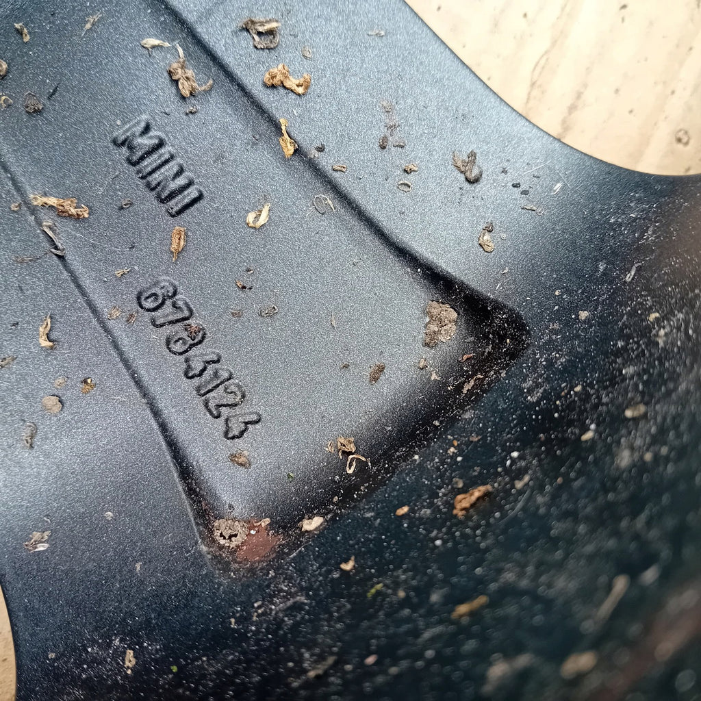 1x Alufelge 17 Zoll 7.0" 4x100 48ET Matt Schwarz 6784124 Mini Rim Wheel