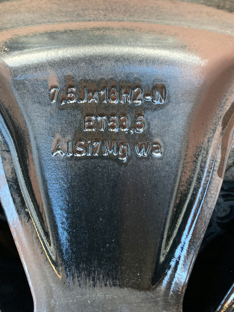 1x Alufelge 18 Zoll 7.5" 5x112 A2434011300 Mercedes-Benz Eqa Eqb Rim Wheel FEL9843352625ud