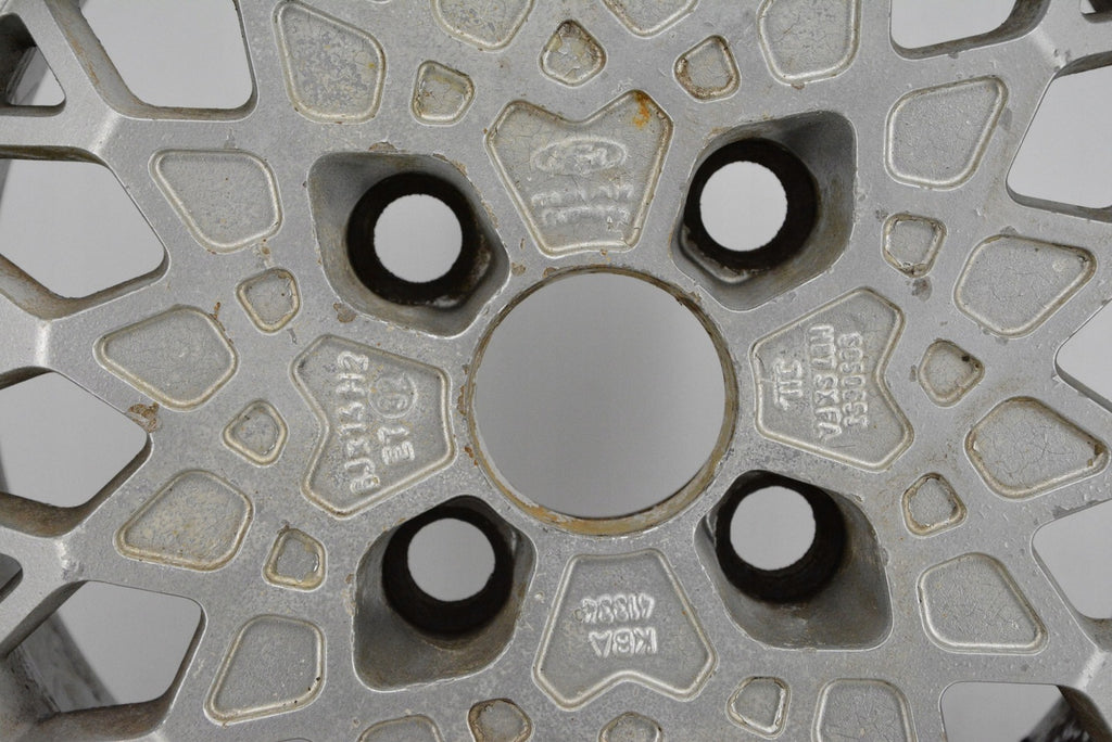 1x Alufelge 14 Zoll 6.0" 4x108 32ET Glanz Silber Ford Rim Wheel